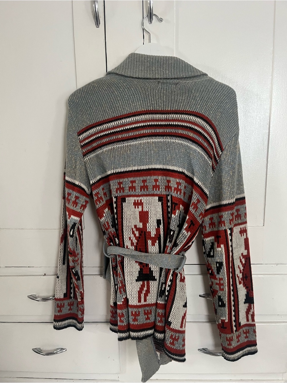 Vintage Montgomery Ward Wrap Sweater Medium - Picture 3 of 6